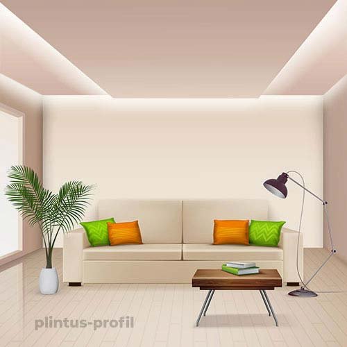 led profil rigips decke